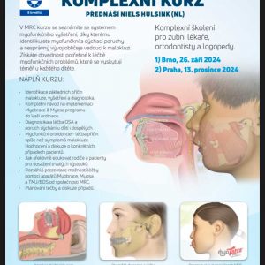 Kurz MRC – Temporomandibulární, spánkové a myofunkční poruchy
